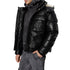 Amiri Plain Leather Down Jacket S