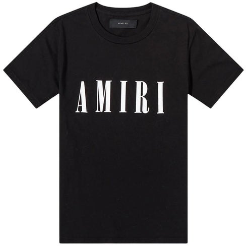 Amiri Large Brand Logo Black T-Shirt XXS