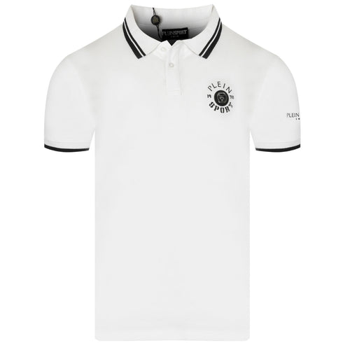 PLEIN SPORT PS25MPL02 WHITE Polo Shirt MALE S