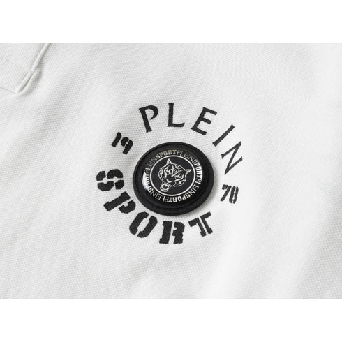 PLEIN SPORT PS25MPL02 WHITE Polo Shirt MALE S