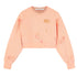 Palm Angels Pxp Painted Cropped Crew Coral S