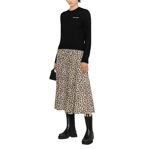 Palm Angels Classic Logo Black Sweater S