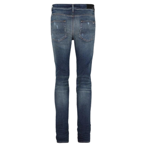 Amiri Slim Fit Slash Deep Classic Blue Denim Jeans W30 L32 / 32L