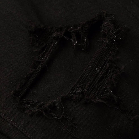 Amiri Slim Fit Broken Ripped Black Denim Jeans W30 L32 / 32L