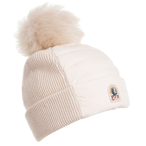 Parajumpers White Puffer Hat Puffer Hat 775
