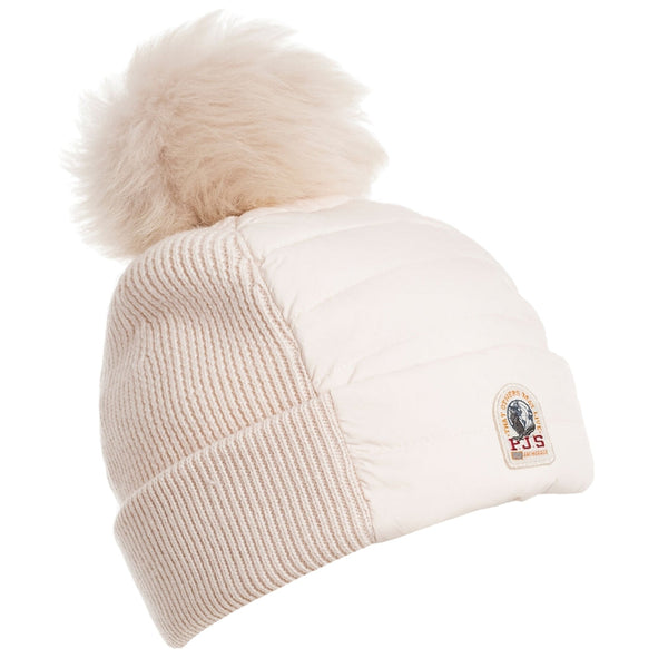 Parajumpers White Puffer Hat Puffer Hat 775