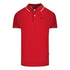 Aquascutum London Tipped Red Polo Shirt QMP051