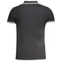 Cavalli Class White Tipped Collar Toned Logo Black Polo Shirt m