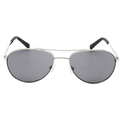 Calvin Klein Black Lens Silver Sunglasses R165S 045