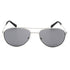 Calvin Klein Black Lens Silver Sunglasses R165S 045