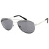 Calvin Klein Black Lens Silver Sunglasses R165S 045