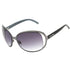 Calvin Klein Grey Oval Lensed Black Sunglasses R334S 001