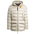 Parajumpers ROLPH PMPUSX04 269 PELICAN GREY LONG HOODED DOWN JACKET Mens L