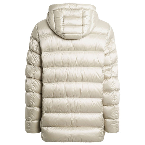 Parajumpers ROLPH PMPUSX04 269 PELICAN GREY LONG HOODED DOWN JACKET Mens L