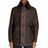 Belstaff Ramsey Lamb Leather Ebony Brown Sherling Leather Jacket S