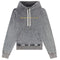 DIESEL S-GINN-HOOD-E1 141 GREY HOODED JUMPER MALE M