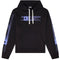 DIESEL S-GINN-HOOD-E3 9XX BLACK HOODED JUMPER MALE S