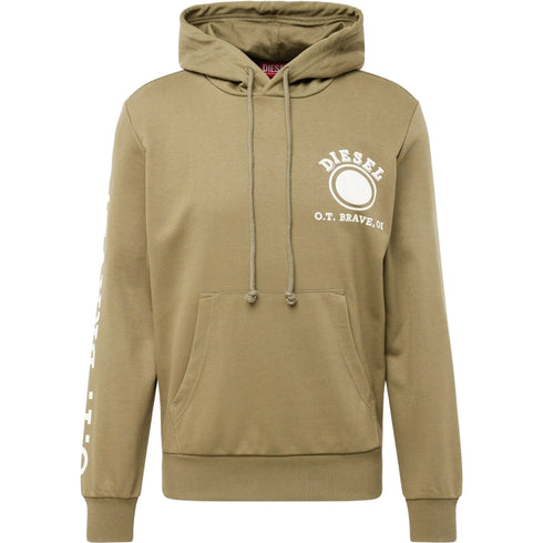 Diesel Dot Logo Green Hoodie M