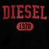 Diesel Varsity Logo Black Hoodie S