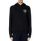 DIESEL S-GINN-HOOD-K28 9XX BLACK HOODED JUMPER MALE M