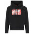 Diesel Torn Logo Black Hoodie S
