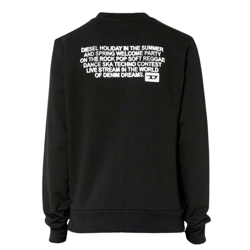 Diesel Party Logo Black Sweatshirt S