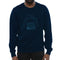 Diesel Denim Division Logo Navy Blue Sweatshirt
