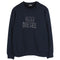 Diesel Monotone Navy Blue Sweatshirt S-GIR-CREWNECK TONE ON TONE FELPA RIAJH 81E