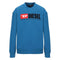 Diesel Divison Logo Blue Sweatshirt S Ginn Div 8Ek - Style Centre Wholesale