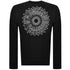 Diesel Circular Branding Design Black Sweatshirt S