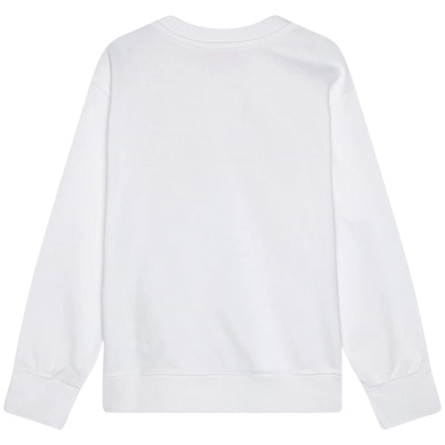 Diesel Blurred Logo White Sweatshirt S