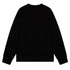 Diesel Double Destroyed Logo Black Sweatshirt M