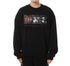 Diesel Double Destroyed Logo Black Sweatshirt S Nabel M 9Xx - Style Centre Wholesale