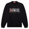 Diesel Double Destroyed Logo Black Sweatshirt S Nabel M 9Xx - Style Centre Wholesale