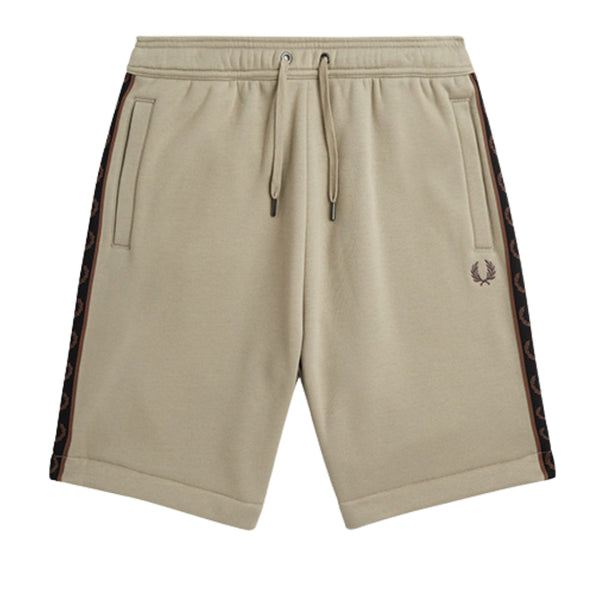 Fred Perry S5507 U84 Warm Grey Sweat Shorts Mens XS