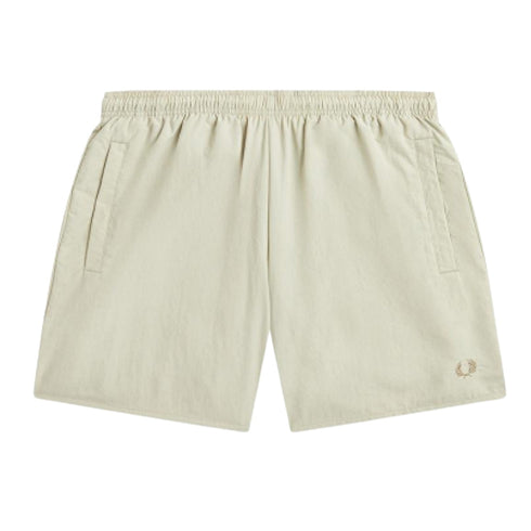 Fred Perry S7179 P04 Light Oyster Swim Shorts Mens XS