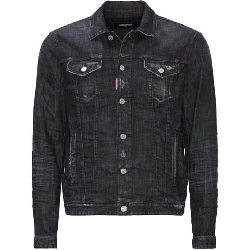 Dsquared2 Dan Jacket Black Denim Jacket L