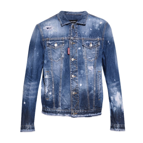 Dsquared2 Dan Jean Navy Blue Denim Jacket M