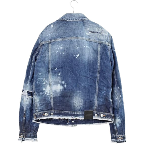 Dsquared2 Dan Jean Navy Blue Denim Jacket M