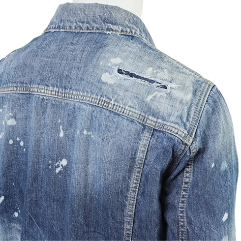 Dsquared2 Dan Jean Navy Blue Denim Jacket M