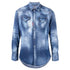 DSQUARED2 S71DM0540 S30341 470 NAVY BLUE SHIRT Mens 50