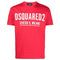 Dsquared2 Cool Fit Large Ceresio 9 Print Logo Red T-Shirt XS