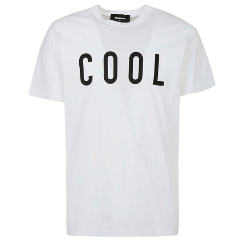 Dsquared2 Cool Print Logo White T-Shirt S