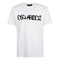 Dsquared2 Cool Fit Scribble Spray Logo White T-Shirt XS
