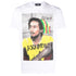 Dsquared2 Cool Fit Bob Marley Logo White T-Shirt XS