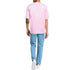 Dsquared2 Double Pipeline Masters Design Skater Fit Coral Pink T-Shirt M