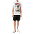 DSQUARED2 Cigarette Fit The Cool Guy Print White T-Shirt M