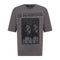 Dsquared2 Overlay Graphic Loose Fit T-Shirt Charcoal XS