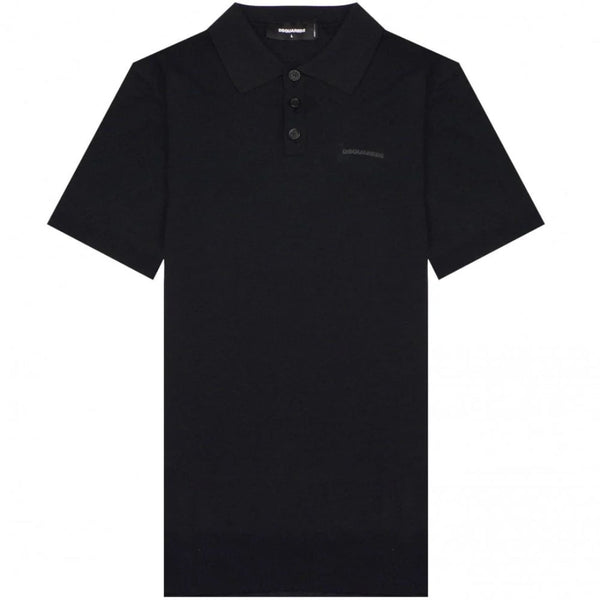DSQUARED2 S71GL0029 S23652 900 BLACK POLO Mens M