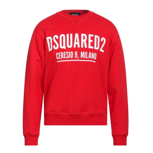 Dsquared2 Ceresio Logo Crewneck Red Sweatshirt S71GU0448 316